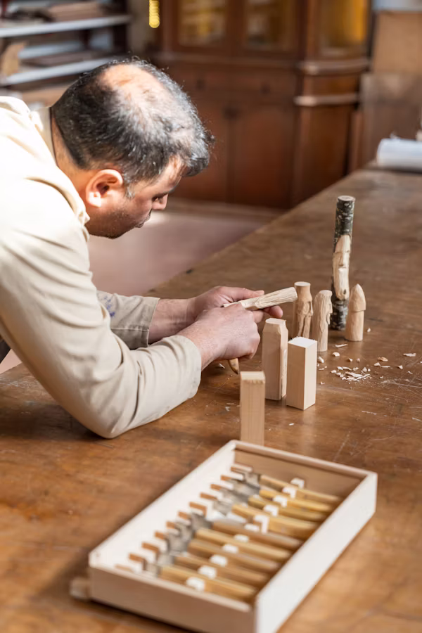 Applying oil finish to walnut wood